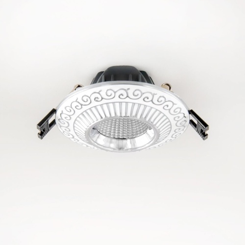 CLD041NW1 Боска Белый+Хром  Св-к Встр. 7W*3500K
