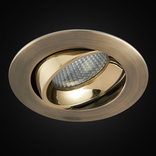 CLD001NW6 Альфа Бронза+Зол Св-к Встр. LED 7W*3500K