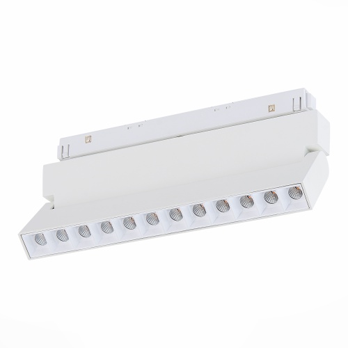 ST364.536.12 Магнитный трековый светильник белый LED 1*12W 3000K 1 009Lm Ra>80 36° IP20 L219xW22xH10 СКАЙЛАЙН 48V