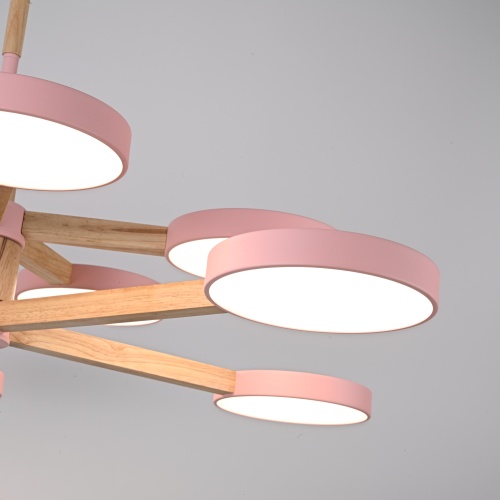 Люстра на штанге TURNA DBL L10 Pink 229082-26