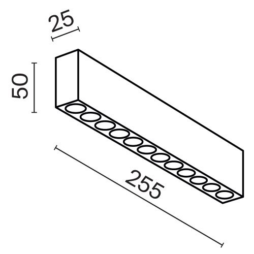 Потолочный светильник Technical C066CL-20W3-6K-W