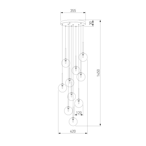 Подвесной светильник TK Lighting 5944 Nilos