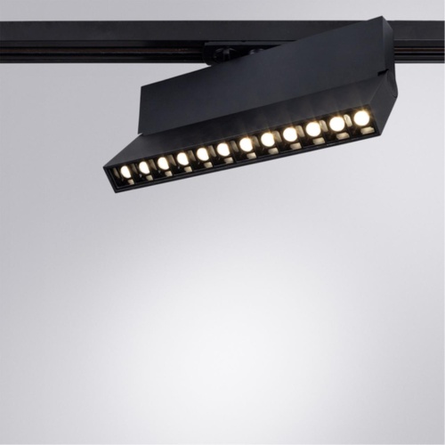 Трековый светильник Arte lamp A4572PL-1BK СВЕТИЛЬНИК ПОТОЛОЧНЫЙ FLASH 220В 12Вт 750Лм 4000К 90+ 24°
