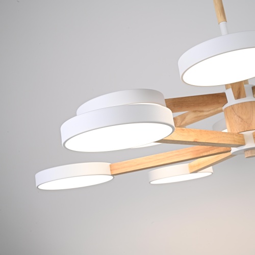 Люстра на штанге TURNA DBL L12 White 229080-26