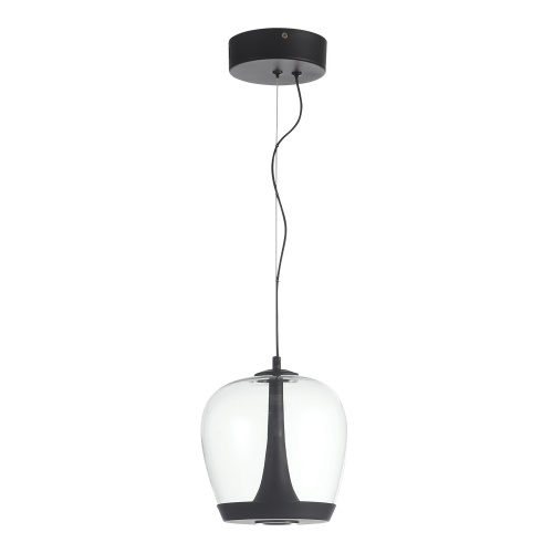 SL6014.423.01 Светильник подвесной ST-Luce Черный/Прозрачный, Черный LED 1*17W 3000K РИПЛ