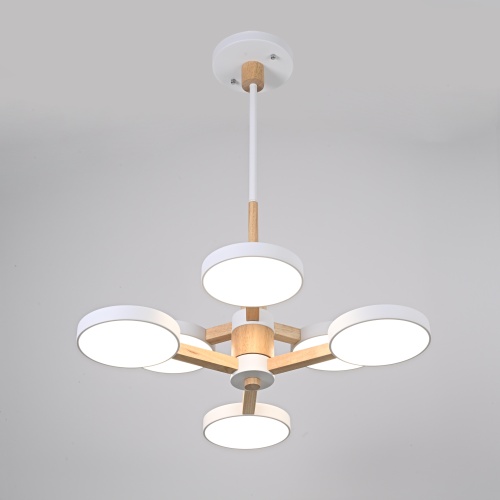 Люстра на штанге TURNA DBL L6 White 141109-26