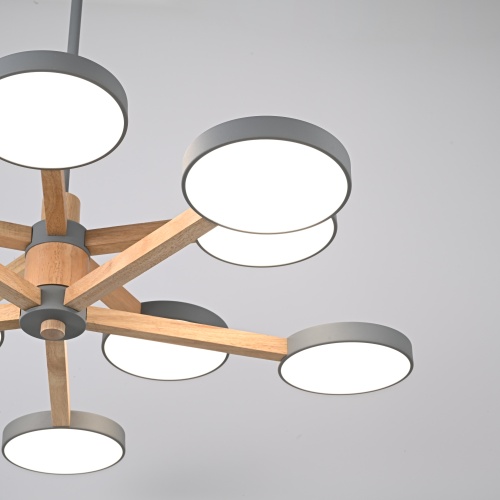 Люстра на штанге TURNA DBL L10 Gray 229088-26