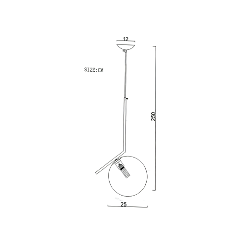 Подвесной светильник FlexIC Lights Family Michael Anastassiades D30 Brass 73680-22