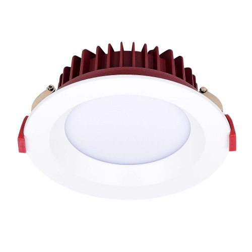 ST752.538.07 Св-к встр. Белый LED 1*7W 3000K 560Lm Ra80 100° IP44 D115xH47 100-240V Встраиваемые светильники
