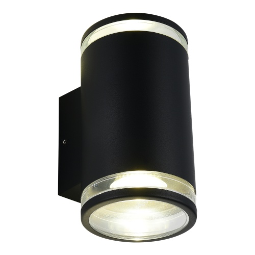 SL9009.401.02 Светильник уличный настенный ST-Luce черный/белый GU10 2*50W ТУБО