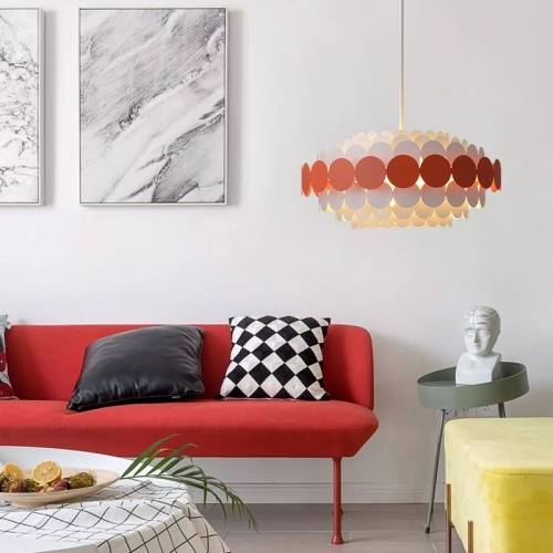 Люстра на штанге ASOLA D60 Red by ImperiumLoft 183483-26