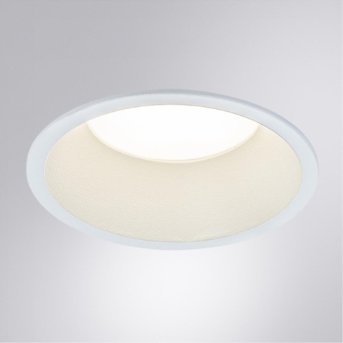 Точечный встраиваемый светильник Arte lamp A7993PL-1WH Светильник потолочный встраиваемый светодиодный FRAME Ø90x47мм IP20 монтаж Ø82мм 7Вт 650Лм 4000К 80+ 80°