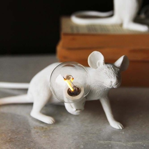Настольная лампа Mouse Lying White 168481-22