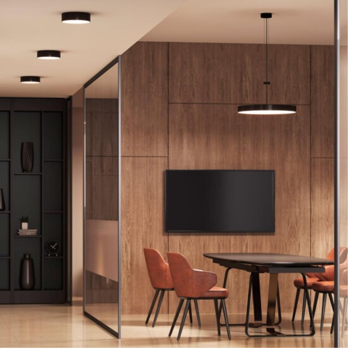 Arte lamp A7320PL-1BK СВЕТИЛЬНИК ПОТОЛОЧНЫЙ FADO 220В 220мм 20Вт 2200Лм 3000К 90+ 110°