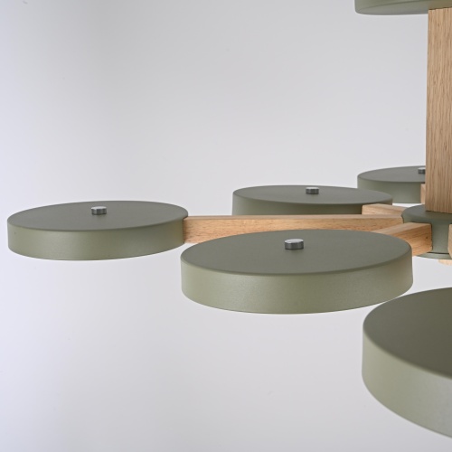 Потолочная люстра TURNA L8 Khaki 228861-26