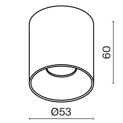 Потолочный светильник Technical C064CL-5W4K-RD-B