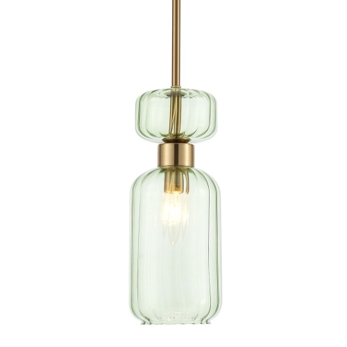 Подвесной светильник Escada 1141/1S E14*60W Antigue copper/Green