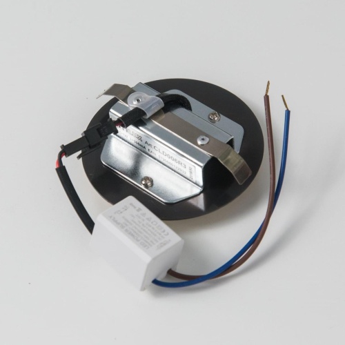 CLD006R5 Скалли Круг Черный 1W*3000K