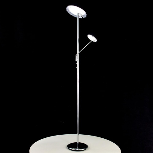 CL802001 Дискус Хром Св-к LED Торшер