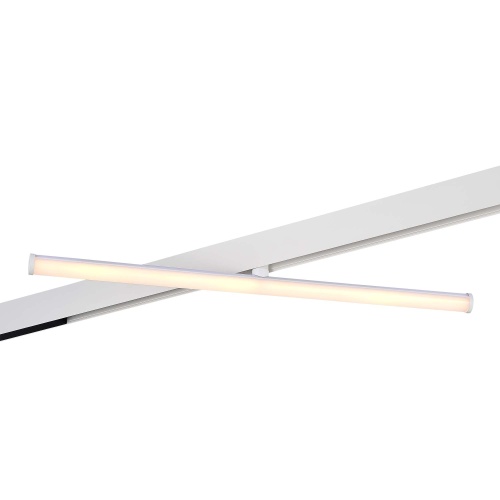 ST803.536.10 Магнитный трековый светильник Белый LED 1*10W 3000K 1 200Lm Ra>90 120° IP20 L604xW28xH8 СКАЙЛАЙН 48V