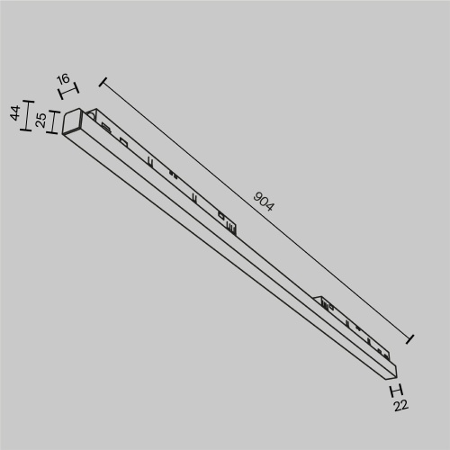 Трековый светильник Technical TR030-4-30WTW-DD2-B