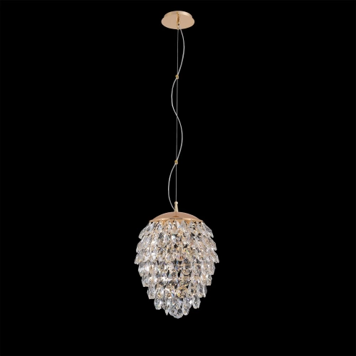 Светильник подвесной Crystal Lux CHARME SP6 GOLD/TRANSPARENT