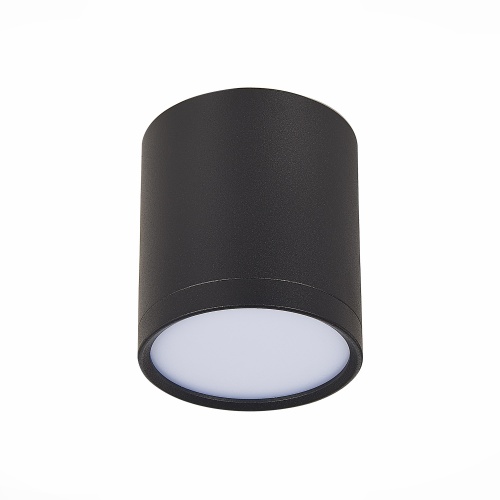 ST113.432.05 Светильник потолочный Черный LED 1*5W 3000K 390Lm Ra>90 120° IP20 D68xH75 170-240V Накладные светильники