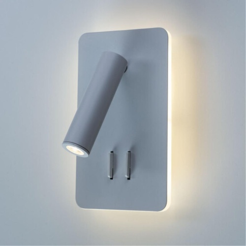 Бра Arte lamp A8233AP-1WH Светильник настенный ELECTRA 10Вт 620Lm 3000K 10x18 белый IP20