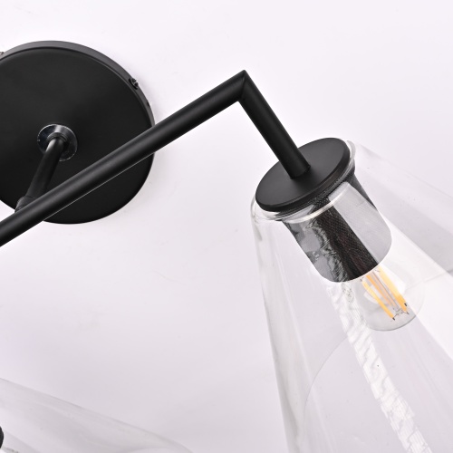 Бра RH Utilitaire Funnel Shade Double Sconce Black 123266-22