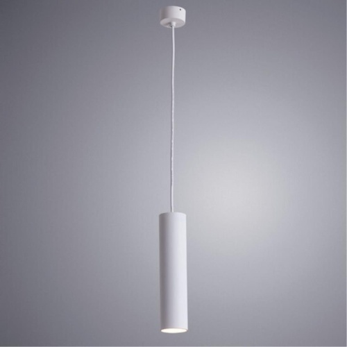 Подвесной светильник Arte lamp A1524SP-1WH Светильник подвесной SIRIUS для MR16 Ø56x240мм белый IP20