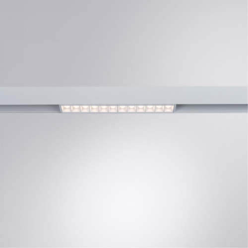 Магнитный трековый светильник Arte lamp A4644PL-1WH СВЕТИЛЬНИК ПОТОЛОЧНЫЙ LINEA 48В 15Вт 1100Лм 3000К 90+ 24°