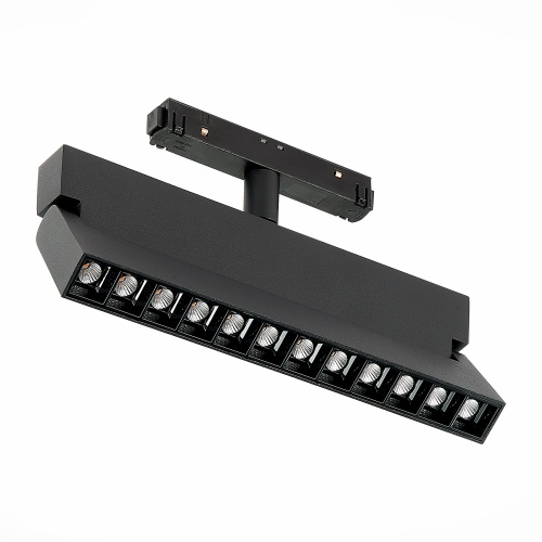 ST362.446.12 Магнитный трековый светильник Черный LED 1*12W 4000K 1 009Lm Ra>90 36° IP20 L219xW22xH1 СКАЙЛАЙН 48V