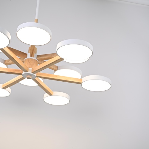 Люстра на штанге TURNA DBL L12 White 229080-26