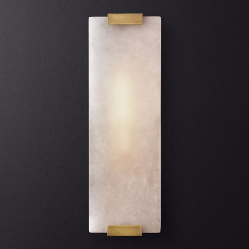 Бра Marble Rectangle Wall Lamp Brass 155095-22