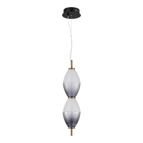 SL6130.403.15 Светильник подвесной ST-Luce Черный/Белый, Дымчатый LED 1*16W 3000K АЙС