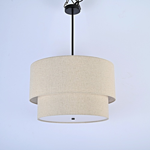 Подвесной светильник RH TWO-TIER ROUND Shade Linen 75148-22