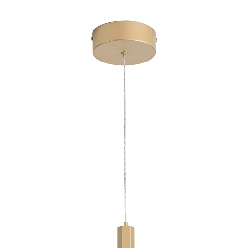 ST614.213.06 Светильник подвесной ST-Luce Золотистый/Золотистый LED 1*6W 4000K 330Lm 36° D32xH2200 Подвесные светильники