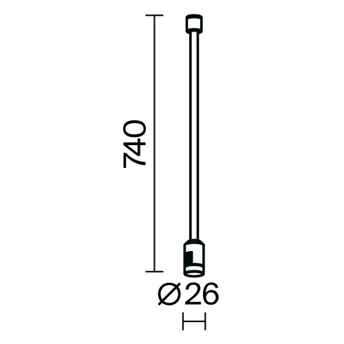 Комплектующие для трековой системы Technical TRA200C-L740-11B