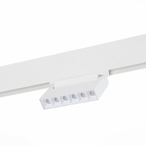 ST364.546.06 Магнитный трековый светильник белый LED 1*6W 4000K 532Lm Ra>80 36° IP20 L120xW22xH108 4 СКАЙЛАЙН 48V