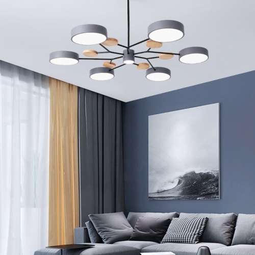 Люстра на штанге MEADE 6 lamps White 207860-26