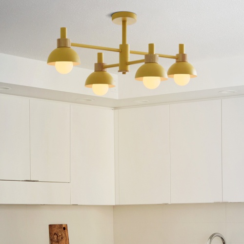 Люстра на штанге FANTA A 8 lights Yellow 101568-26