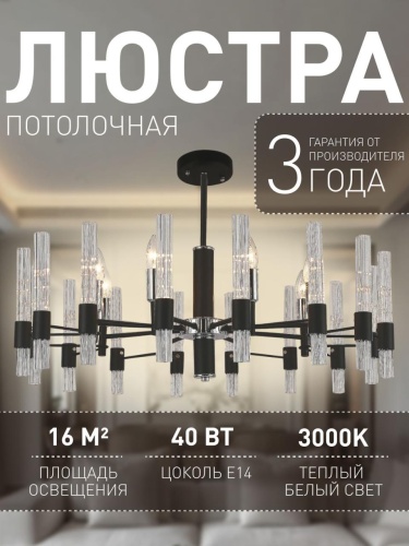 Потолочная люстра 2490-8P