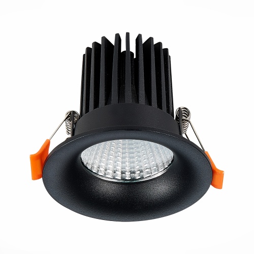 ST703.438.10 Св-к встр. Черный LED 1*10W 3000K 900Lm Ra>90 38° IP20 D85xH75 170-240V Встраиваемые светильники