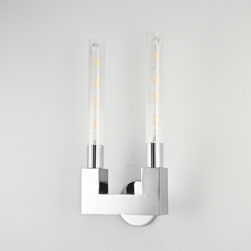 Бра CANELLE wall lamp DOUBLE Sconces Chrome 147875-22