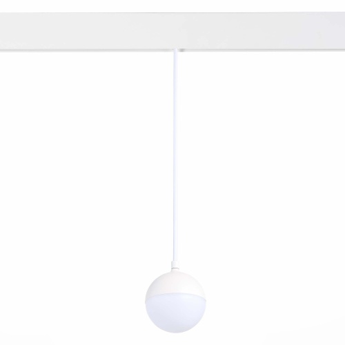 ST358.533.07 Магнитный трековый светильник подвесной Белый LED 1*7W 3000K 520Lm Ra>80 120° IP20 D90x СКАЙЛАЙН 48V