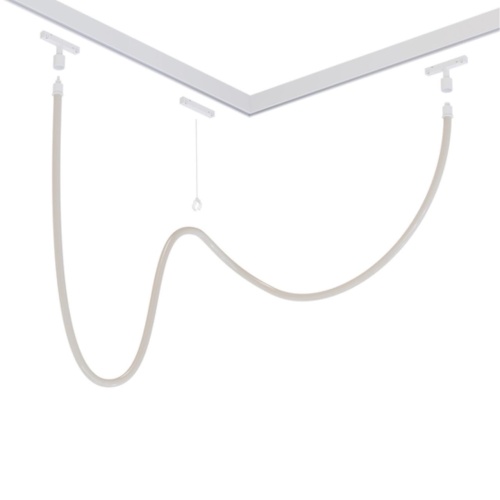 Магнитный трековый светильник Arte lamp A4910PL-1WH СВЕТИЛЬНИК ПОТОЛОЧНЫЙ LOOP 48В 2,5м Вт Лм 4000K 90+