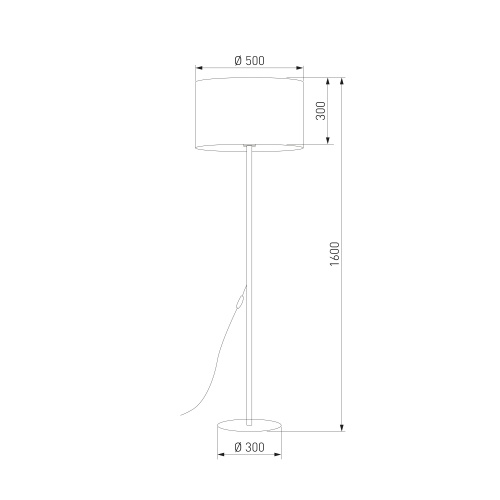 Напольный светильник TK Lighting 16011 Glorii
