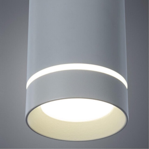 Подвесной светильник Arte lamp A6110SP-2WH Светильник подвесной ALTAIS 420Lm 4000K Ø50x300мм белый IP20
