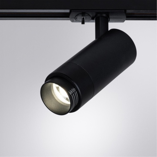 Трековый светильник Arte lamp A3540PL-1BK СВЕТИЛЬНИК ПОТОЛОЧНЫЙ MERAK 220В 15Вт 1200Лм 4000K 90+ 15-60°