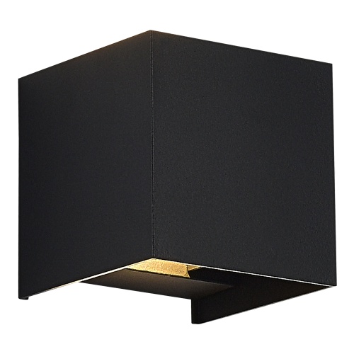 SL9513.401.01 Светильник уличный настенный ST-Luce черный/черный LED 1*10W 2700K БРИК